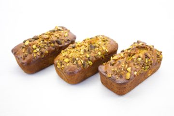 Vegan Pistachio Miniature Loaf Cake